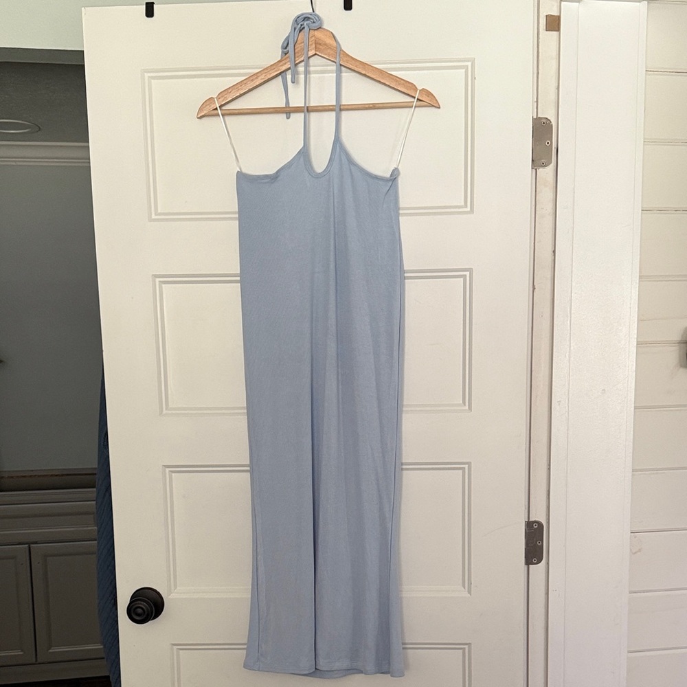 Princess Polly Light Blue Midi Dress